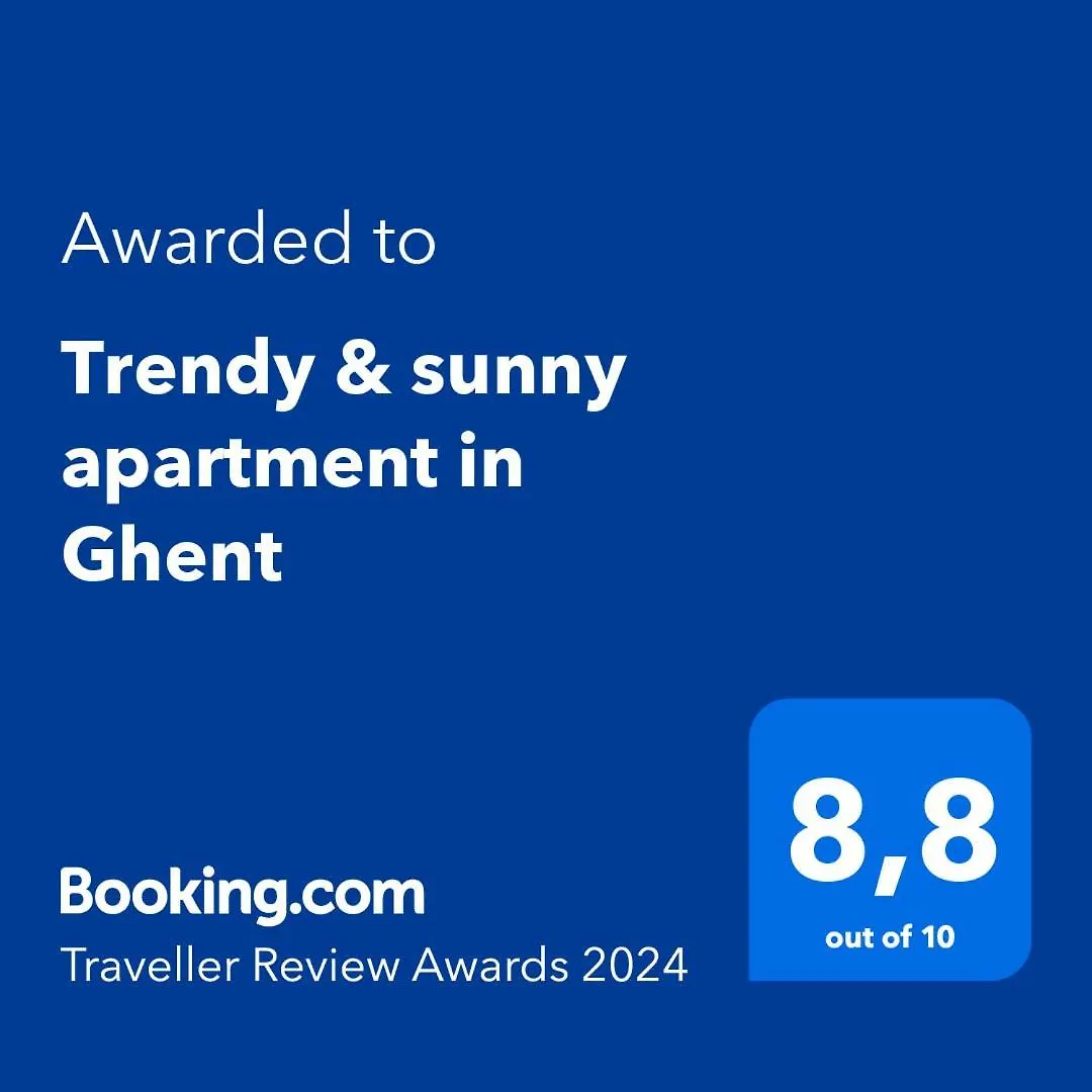Trendy & Sunny Apartment In Ghent
